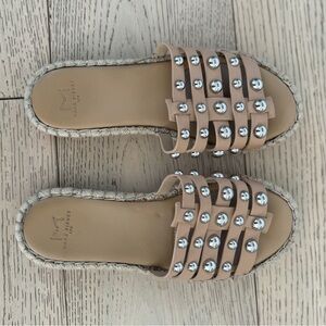 Marc Fisher LTD Tamie Espadrille Studded Slide